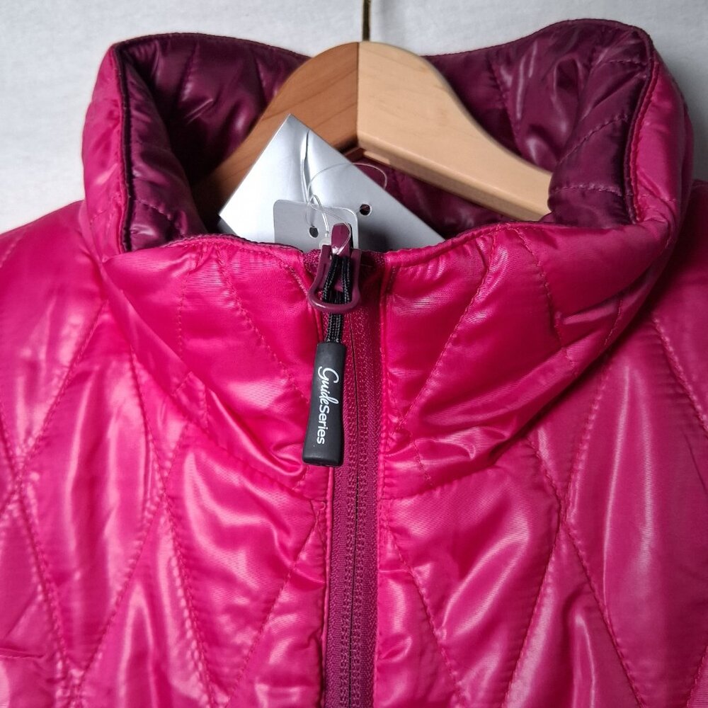 Gander Mountain Guide Series Vest Large Lilac Rose Reversible Quilted Reversible - Picture 8 of 15